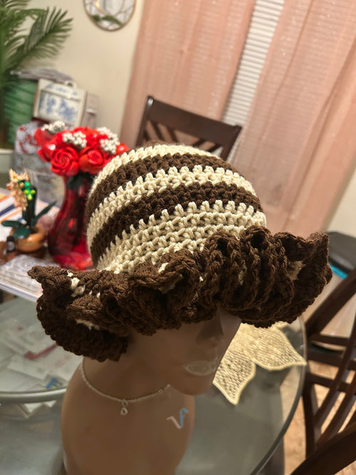 Brown Crochet Hat